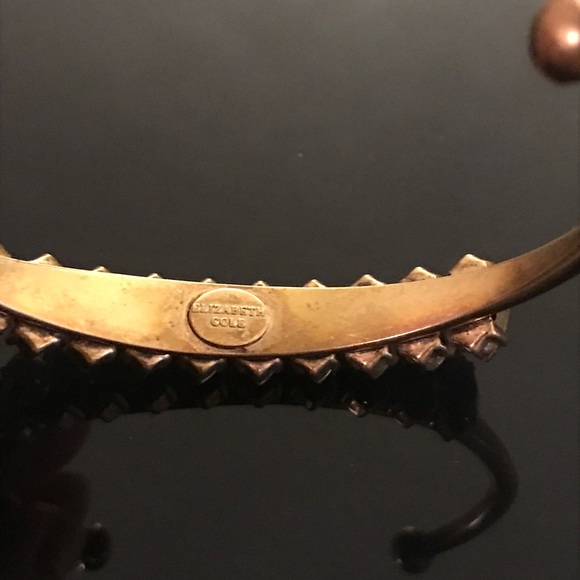 ✨VTG Signed Elizabeth Cole Rhinestone Bracelet - Picture 2 of 3